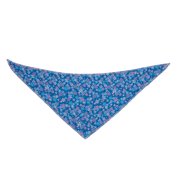 Navy Ditsy Bandanas - 12 pack dog grooming bandanas