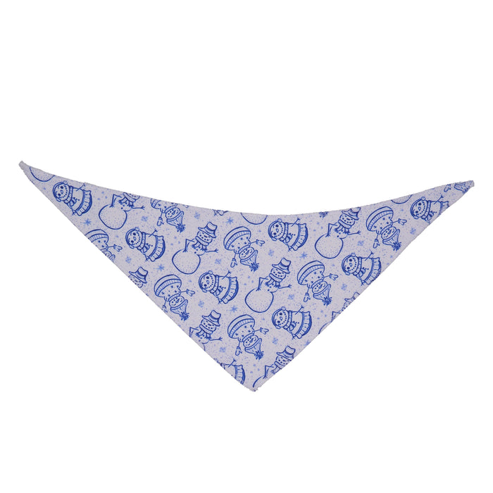 Snowman Soiree Bandanas - 12 pack dog grooming bandanas