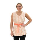 sleeveless dog grooming smock for women, water resistant hair resistant