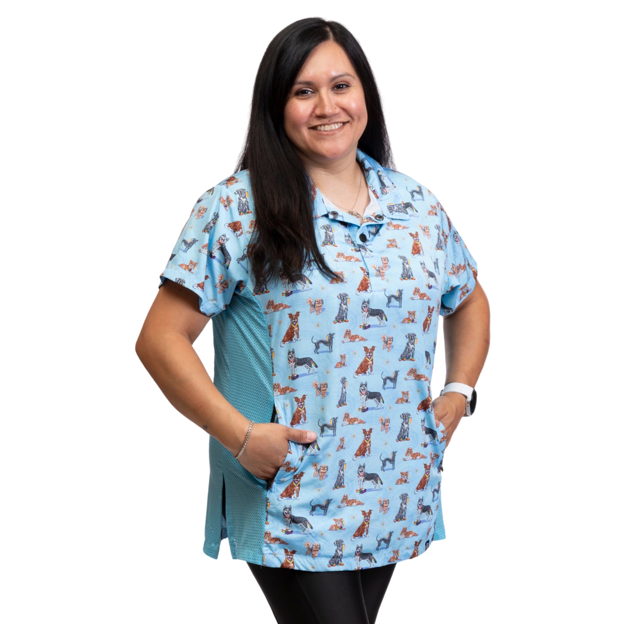 Sammie Grooming Smock w/ Mesh Side
