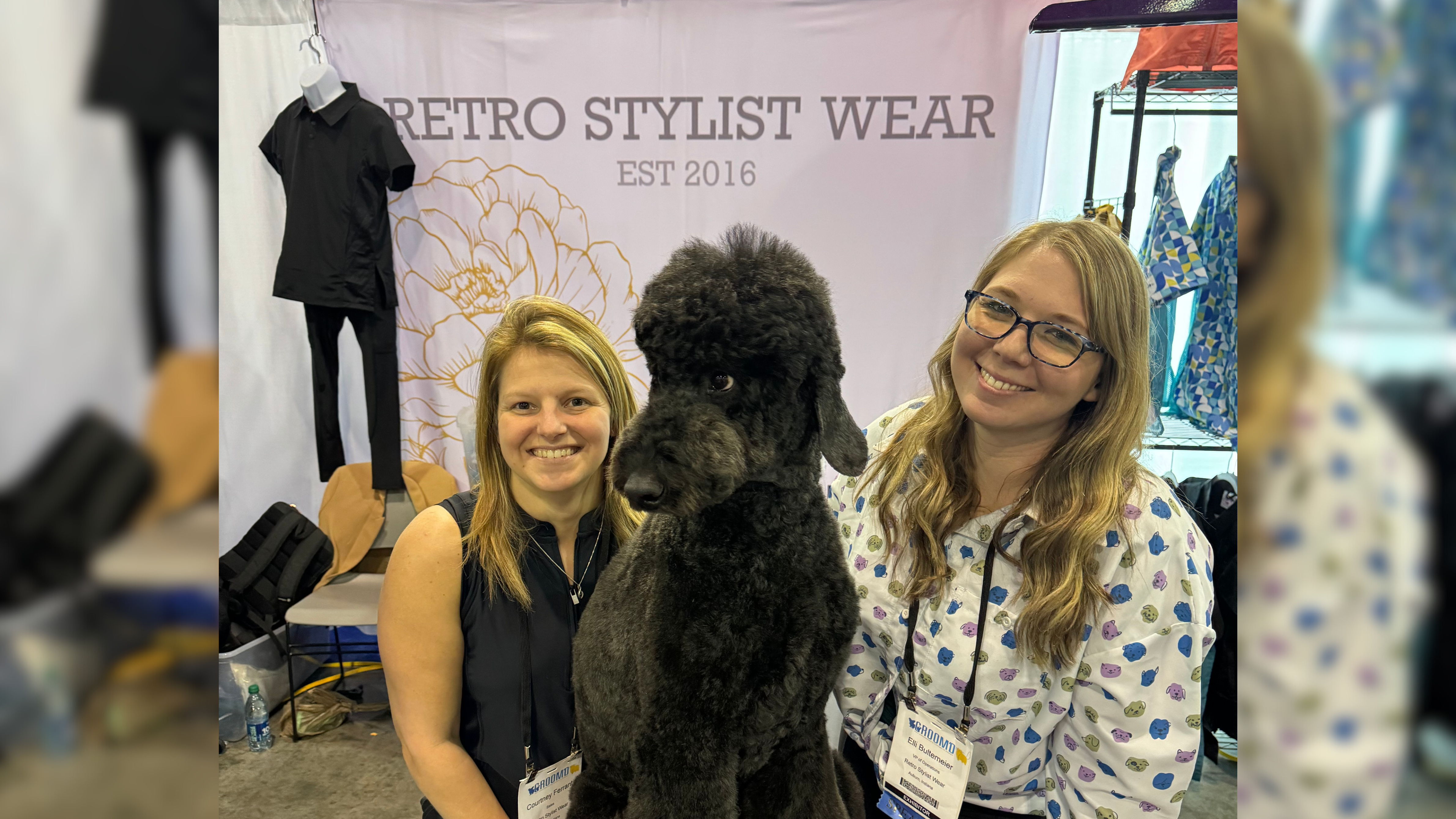 Taking Retro Stylist Wear to Groom'D Trade Show In Atlanta