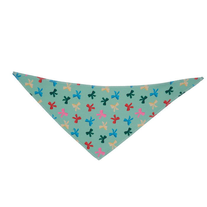 Christmas Bows Bandanas - 12 pack dog grooming bandanas