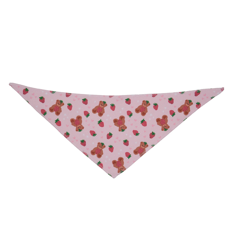 Strawberry Bears Bandanas - 12 pack