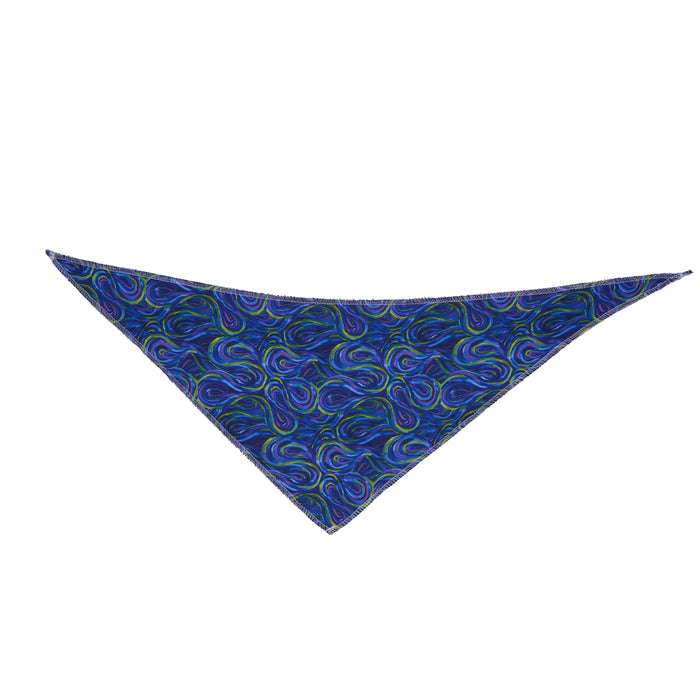 Maritime Swirls Bandanas - 12 pack dog grooming bandanas