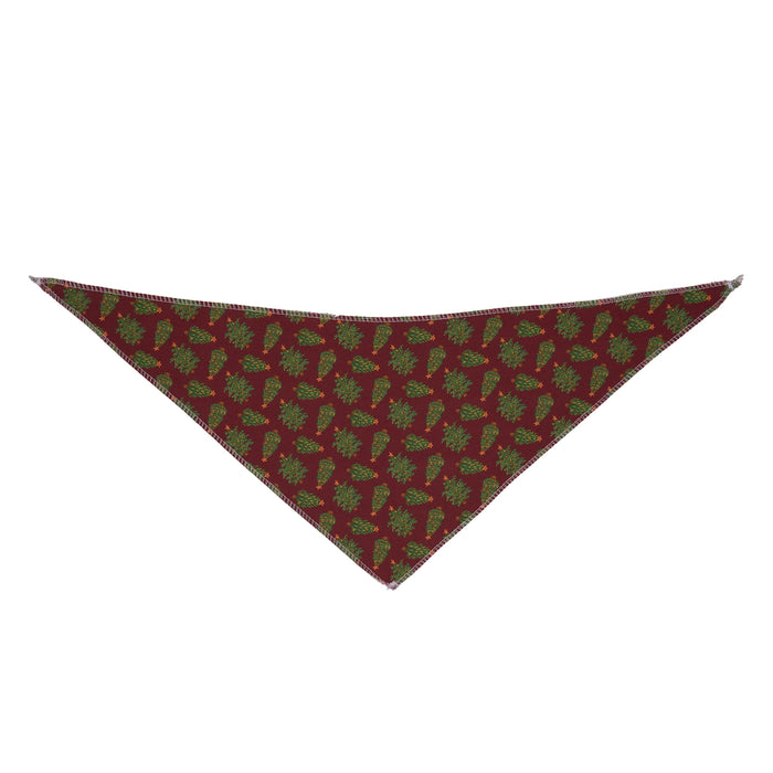 Christmas Trees Bandanas - 12 pack dog grooming bandanas