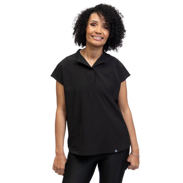 Blair grooming smock in Black