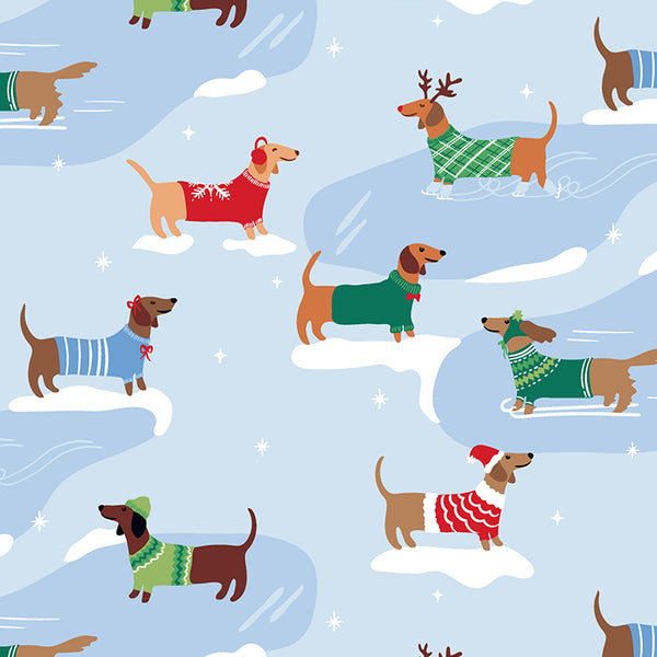 Dachshund Through the Snow