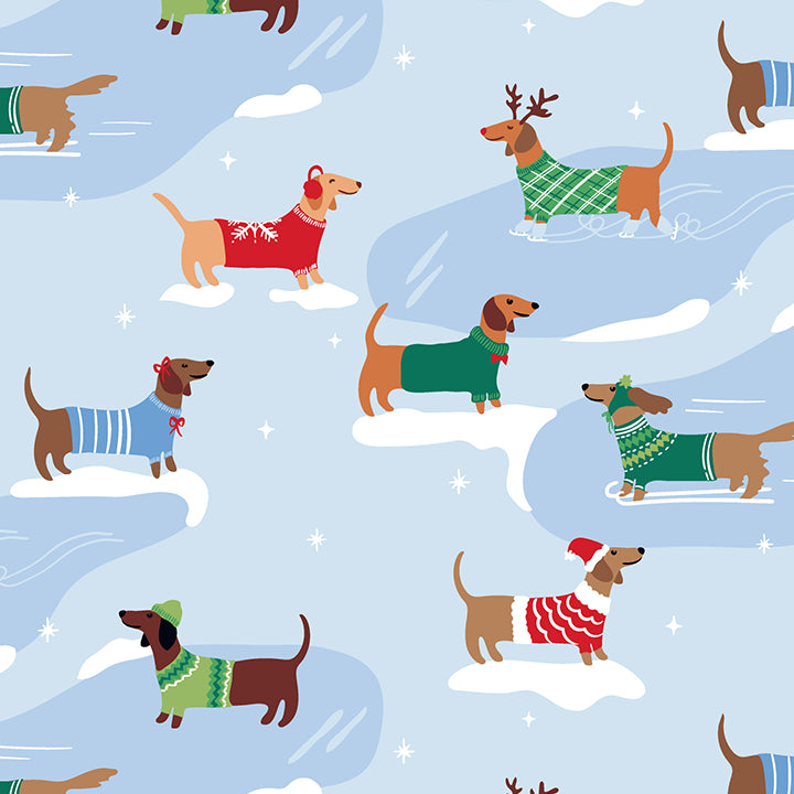 Dachshund Through the Snow