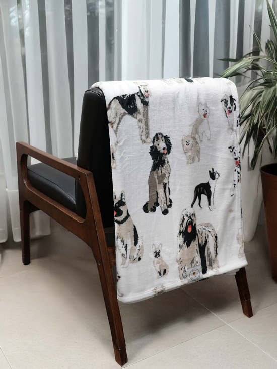 Throw Blanket Dog Park
