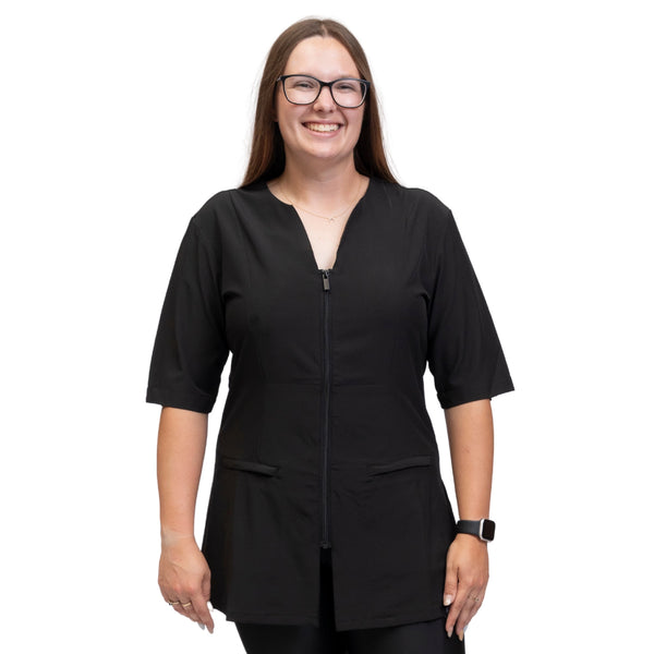Emme grooming tunic in Black