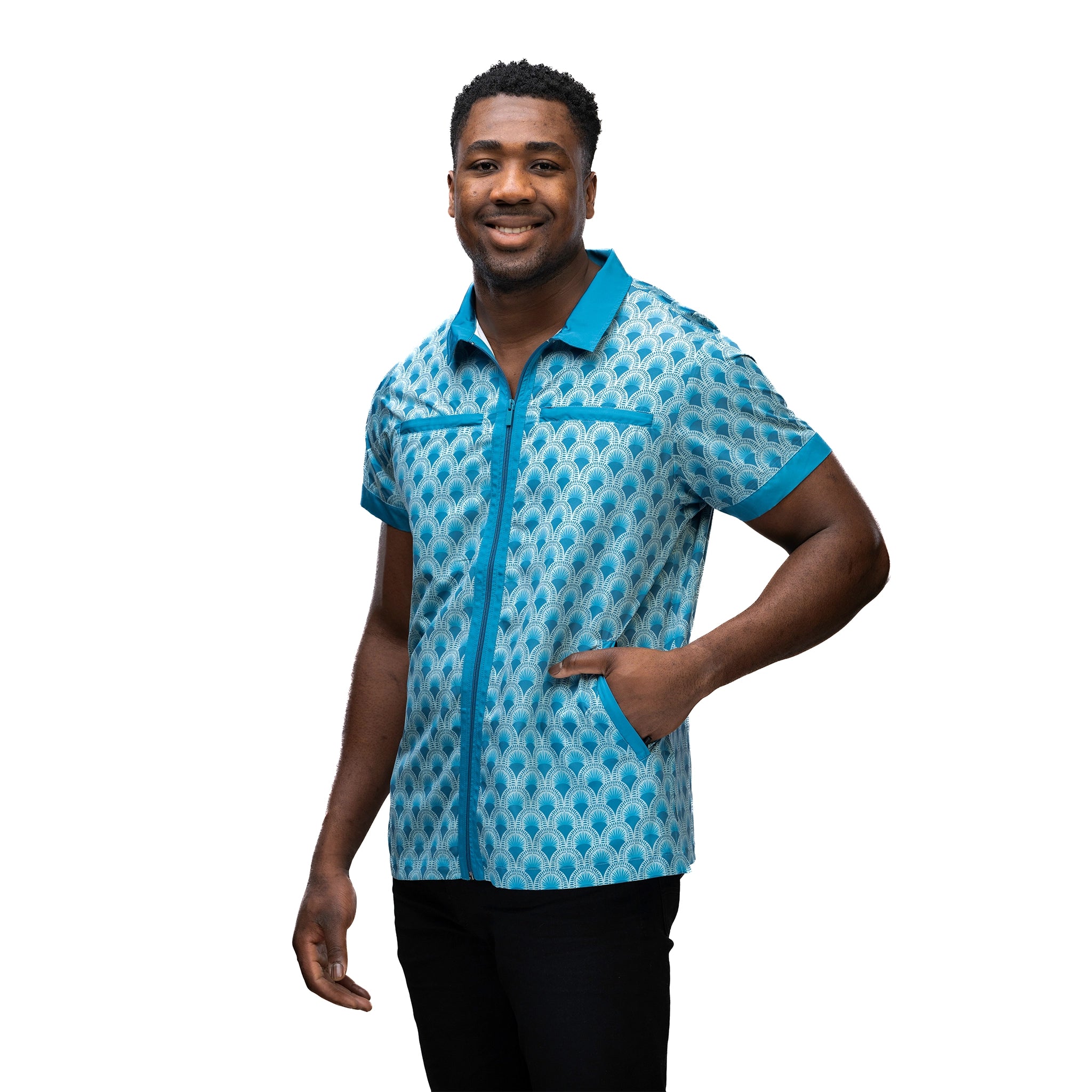 water resistant dog grooming smock, fur resistant grooming smock for men