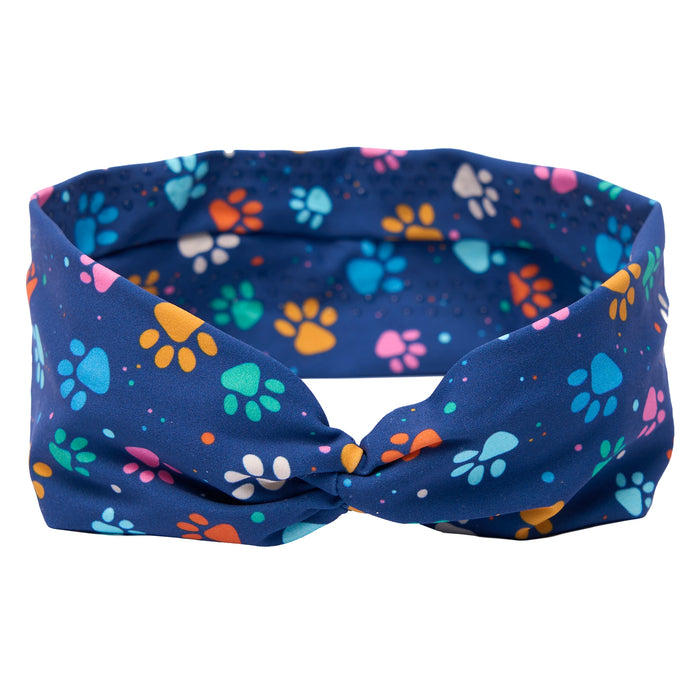 Headband in Painted Paw Prints