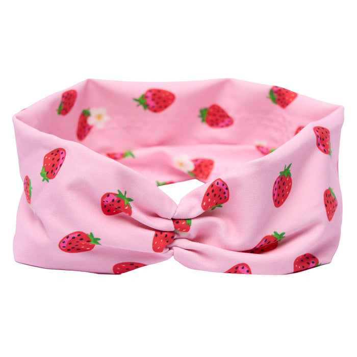 Headband in Sweet Strawberries