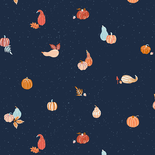 Hey Pumpkin hair-resistant grooming apparel print