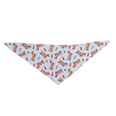 Hot Dog Doggies Bandanas - 12 pack