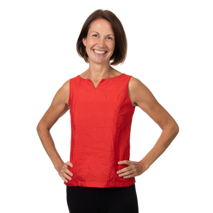 Jodi Murphy Eleanor Sleeveless Pullover Red