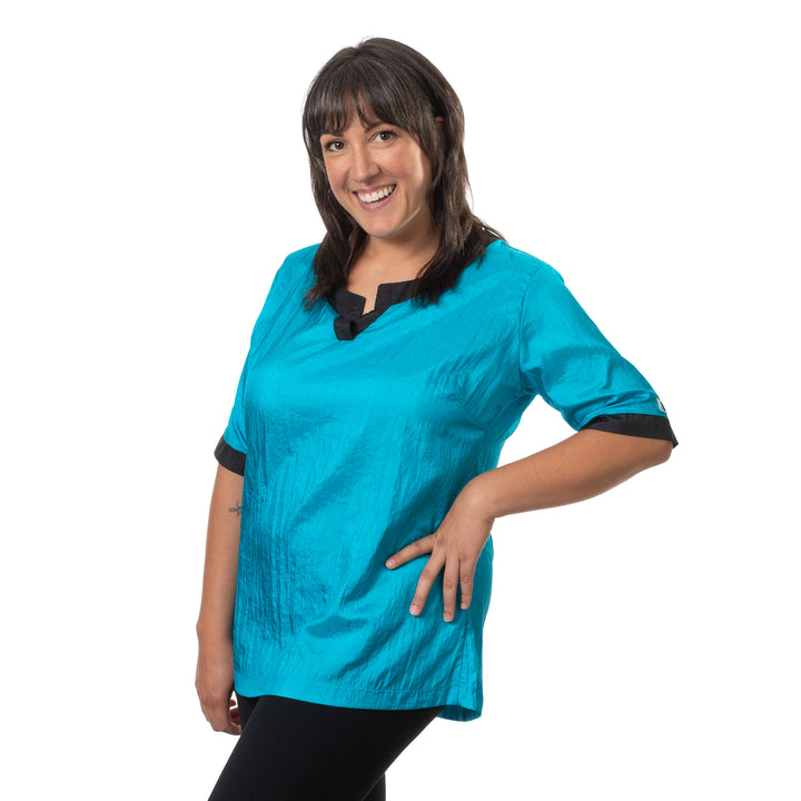 Jodi Murphy Missy Short Sleeve Turquoise