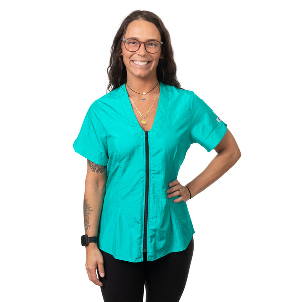 Jodi Murphy Quinn Groomer's Blouse Jade