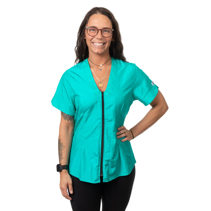 Jodi Murphy Quinn Groomer's Blouse Jade