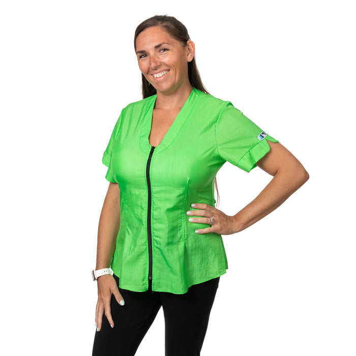 Jodi Murphy Quinn Groomer's Blouse Lime