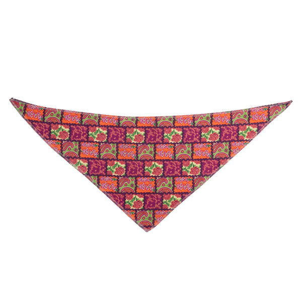 Patchwork Floral Bandanas - 12 pack