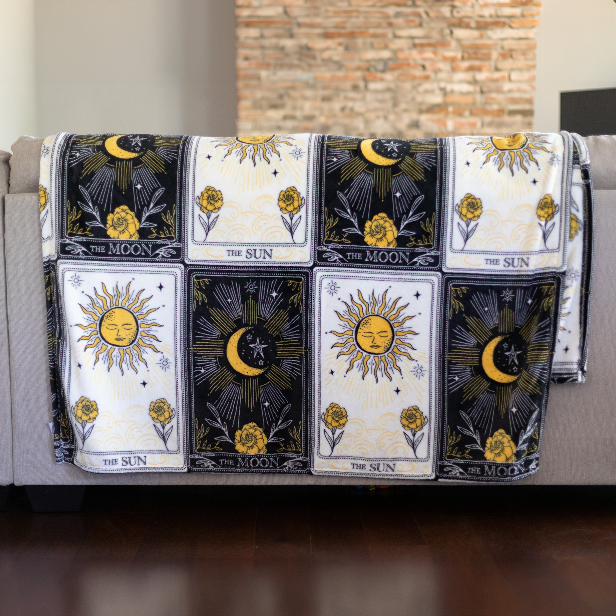 The Moon Tarot Card Woven Throw Blanket, Sun Tarot Woven Tapestry Throw Wall 2024 Hanging. Star Tarot Sofa Throw, Tarot Celestial Throw Blanket