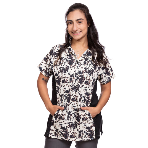 Sammie Grooming Smock w/ Mesh Side - Holy Cow